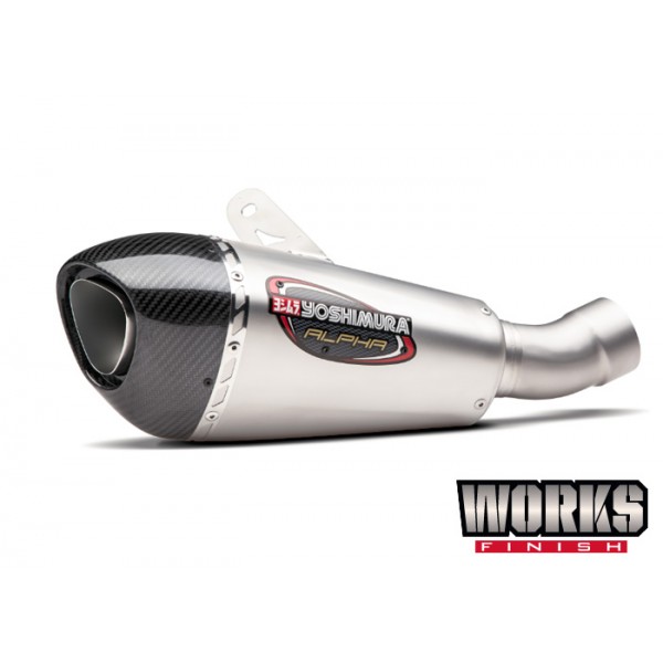 Yoshimura Street ALPHA T SO SS-SS-CF For KTM RC 390 / Duke 390 Part # 16381BP520