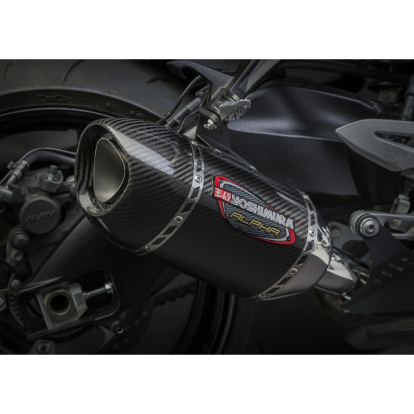 Yoshimura Signature ALPHA SO SS-CF-CF For Suzuki GSX-S1000 / F 2016-2020 Part # 11100EM220