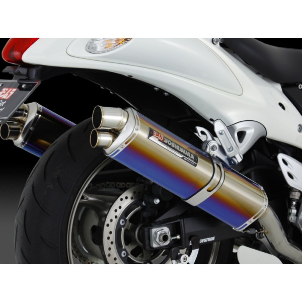 Yoshimura Japan Slip-On Stainless cover Exhaust For Suzuki GSX1300R Hayabusa #110-509-5H50