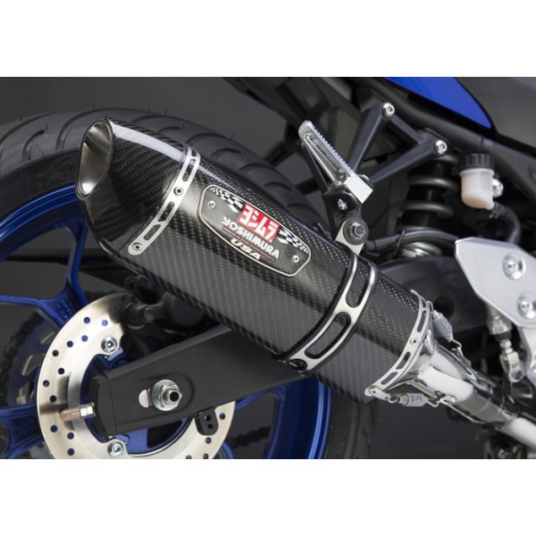 Yoshimura Yamaha YZF-R3 Race R-77 FS SS-CF-CF Exhaust 2015-2021 Part # 133200J220