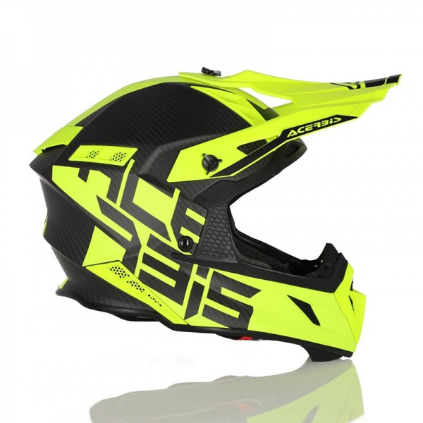 Acerbis Steel Carbon Yellow Fluo Helmet