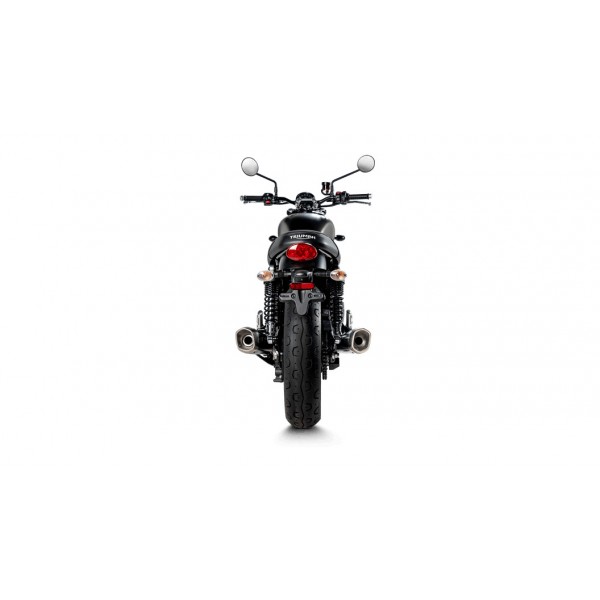 AKRAPOVIC SLIP-ON LINE TITANIUM FOR TRIUMPH STREET TWIN 2016-2020 PART # S-T9SO2-HCQTBL