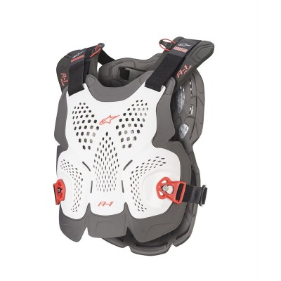 ALPINESTARS A-1 PLUS CHEST WHITE ANTHRACITE RED PROTECTOR