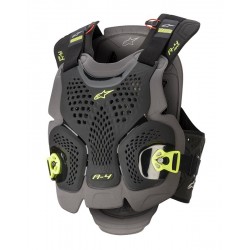 Alpinestars A-4 Max Black Anthracite Yellow Fluo Chest Protector