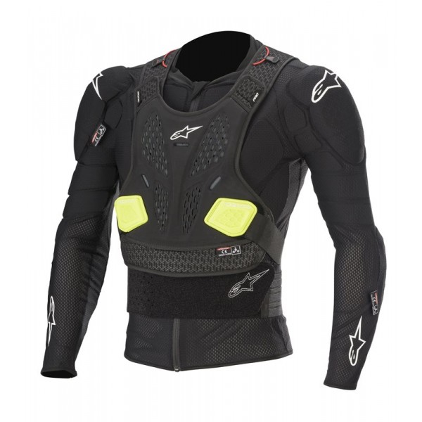 ALPINESTARS BIONIC PRO V2 PROTECTION BLACK YELLOW FLUO JACKET