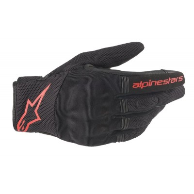 ALPINESTARS COPPER BLACK RED FLUO GLOVES