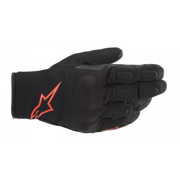 ALPINESTARS S MAX DRYSTAR BLACK RED FLUO GLOVES