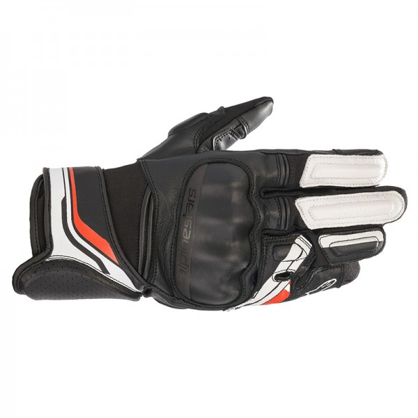 ALPINESTARS BOOSTER V2 BLACK WHITE GLOVES