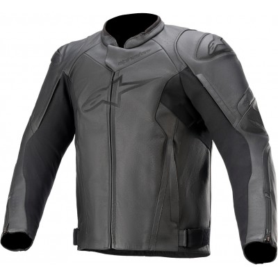 ALPINESTARS FASTER V2 LEATHER BLACK BLACK JACKET