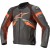 ALPINESTARS GP PLUS R V3 RIDEKNIT LEATHER BLACK RED FLUO JACKET