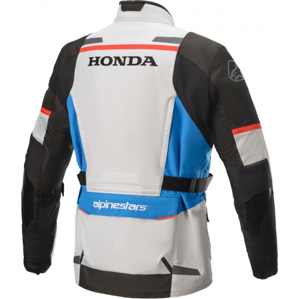 ALPINESTARS HONDA ANDES V3 DRYSTAR TEXTILE GREY BLUE RED JACKET