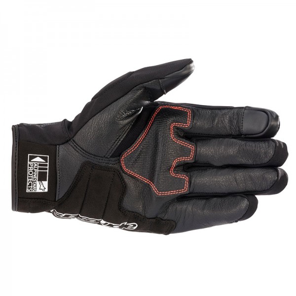 ALPINESTARS HONDA SMX Z DRYSTAR BLACK RED GLOVES