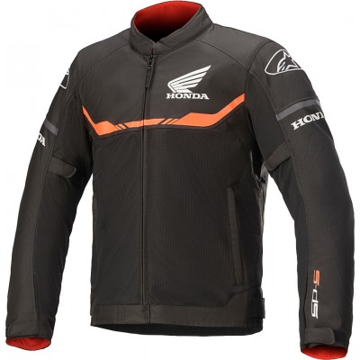 ALPINESTARS HONDA T-SPS AIR BLACK RED TEXTILE JACKET