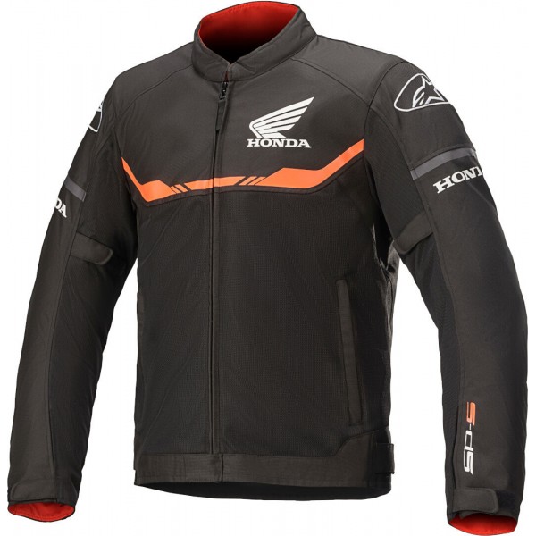 ALPINESTARS HONDA T-SPS AIR BLACK RED TEXTILE JACKET