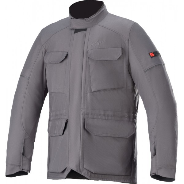 ALPINESTARS MAVERICK WATERPROOF TEXTILE TAR GREY JACKET