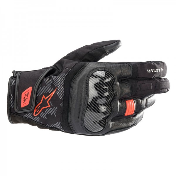 ALPINESTARS SMX Z DRYSTAR BLACK RED FLUO GLOVES