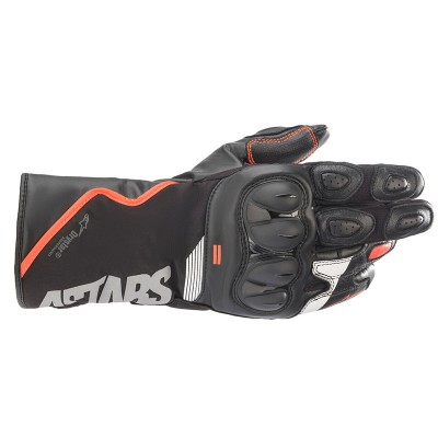 ALPINESTARS SP-365 DRYSTAR BLACK RED FLUO WHITE GLOVES