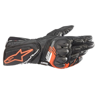 ALPINESTARS SP-8 V3 BLACK RED FLUO GLOVES