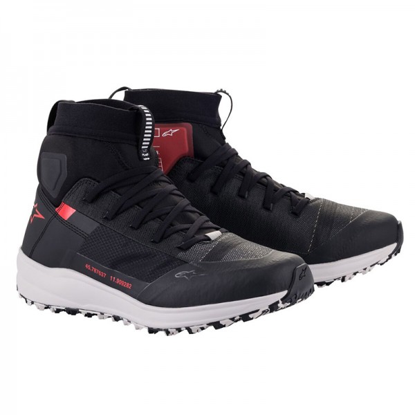 ALPINESTARS SPEEDFORCE BLACK WHITE RED BOOTS