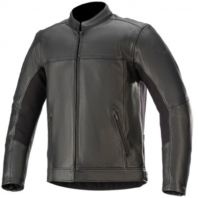 ALPINESTARS TOPANGA LEATHER BLACK JACKET