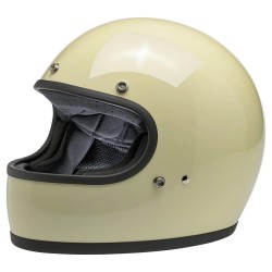 Biltwell Gringo Gloss Vintage White Helmet