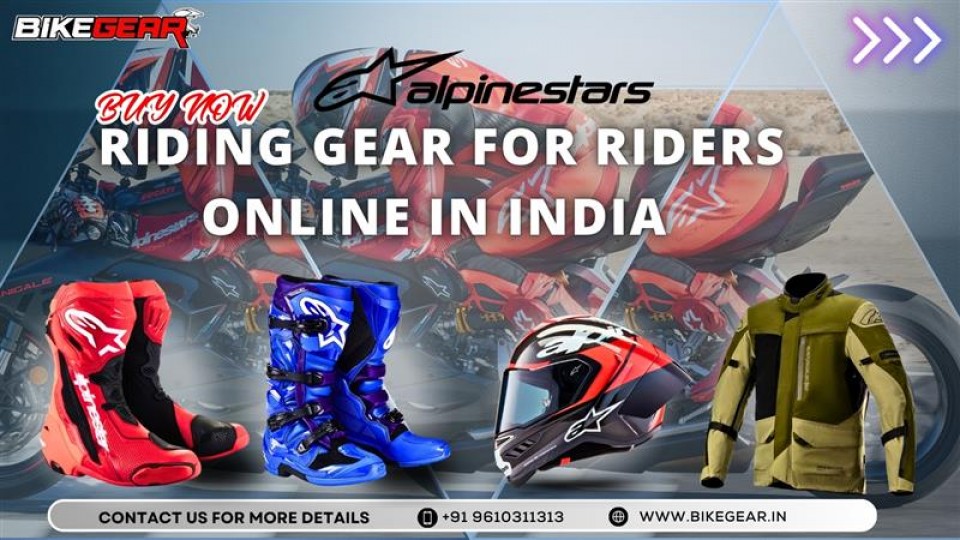 Best Alpinestars Riding Gear for Riders Online in India