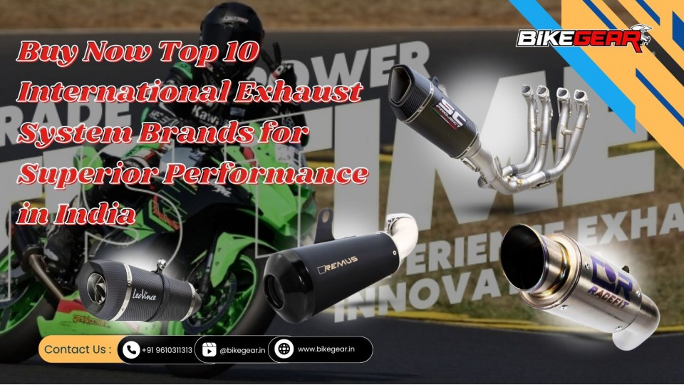 Buy Now Top 10 International Exhaust System Brands for Superior Performance in India