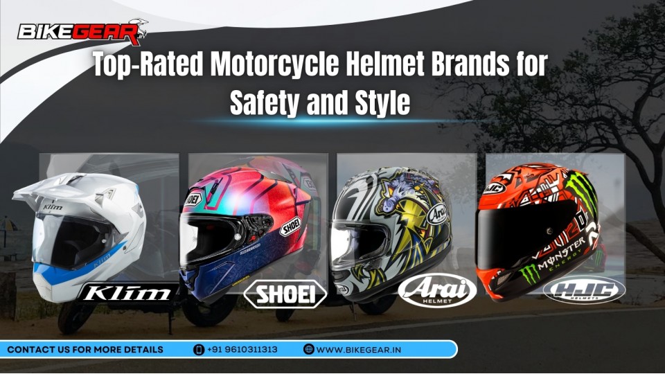 Top-Rated Motorcycle Helmet Brands for Safety and Style