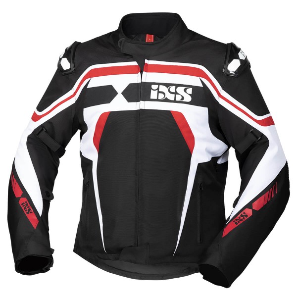 Ixs Rs-700-st Black White Red Sport Jacket