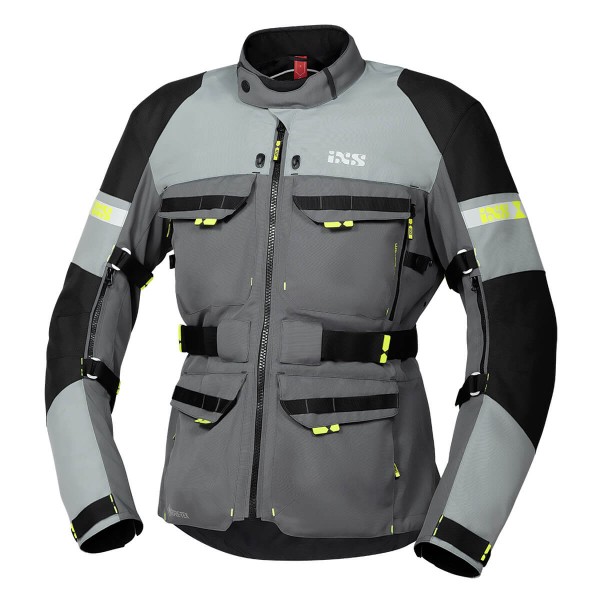 IXS Tour Adventure Gtx Grey Silver Black Jacket 