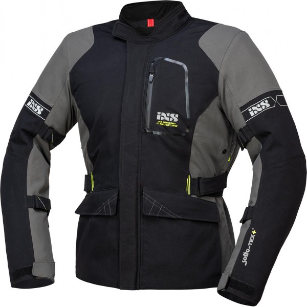 IXS Tour Laminat St Plus Black Grey Jacket  