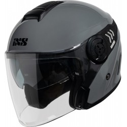 IXS 100 1.0 Grey Glossy Helmet