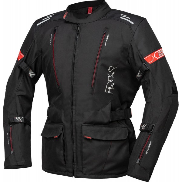 IXS Tour Lorin St Black Red Jacket 