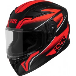 IXS 1100 1.0 Black Mat Red Helmet