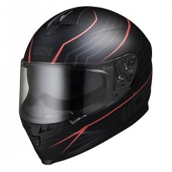 IXS 1100 2.1 Black Mat Red Helmet