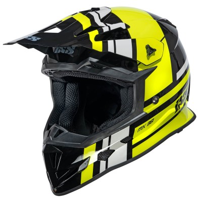 IXS 361 2.3 Black Yellow Grey Helmet