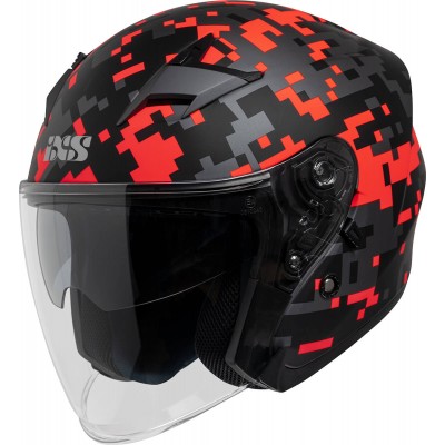 IXS 99 2.0 Black Matt Red Helmet
