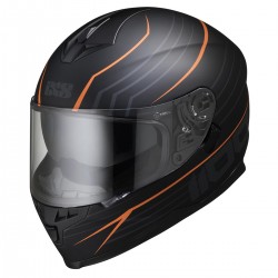 IXS 1100 2.1 Black Mat Orange Helmet