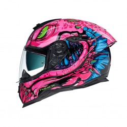 Nexx SX.100R Abisal Pink Blue Helmet