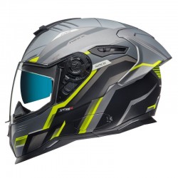 Nexx SX.100R Gridline Grey Neon Matt Helmet