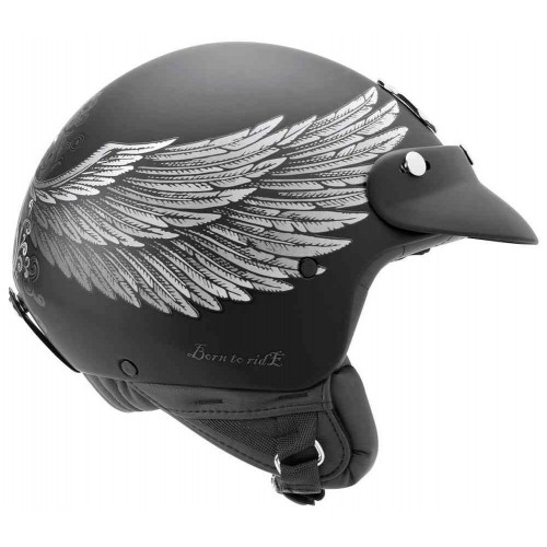Nexx SX.60 Eagle Rider Black Silver Matt Helmet