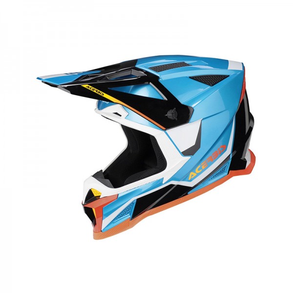 ACERBIS T711 LIGHT BLUE HELMET