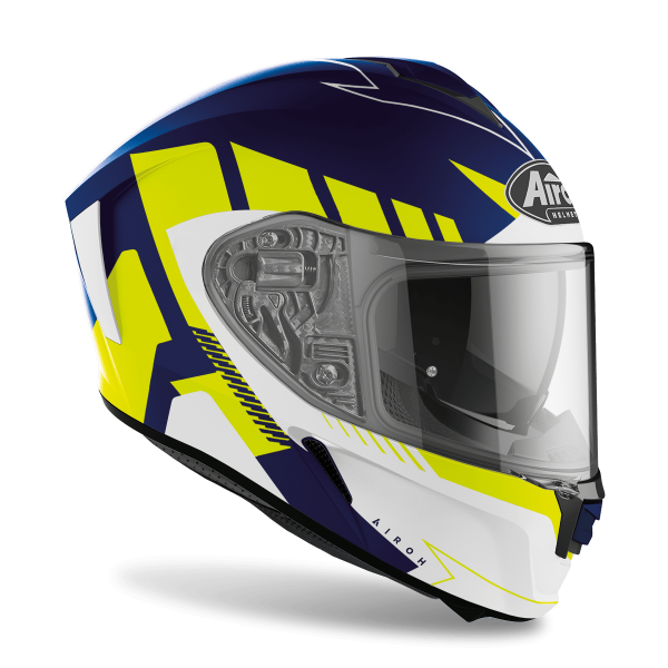 Airoh Spark Rise blue Yellow Mett Helmet