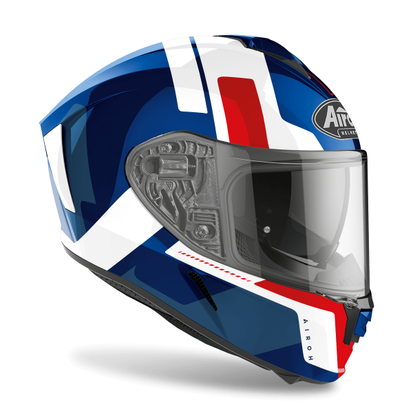 Airoh Spark Shogun blue Red Gloss Mett Helmet