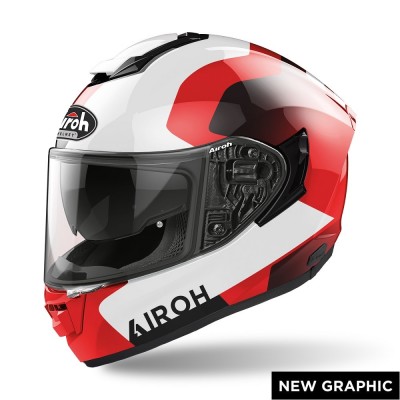 Airoh ST 501 Dock Red Gloss Helmet