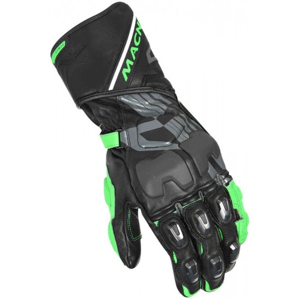 MACNA POWERTRACK BLACK GREEN GLOVES