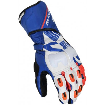 MACNA POWERTRACK BLUE WHITE RED GLOVES