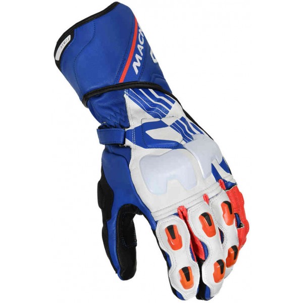 MACNA POWERTRACK BLUE WHITE RED GLOVES