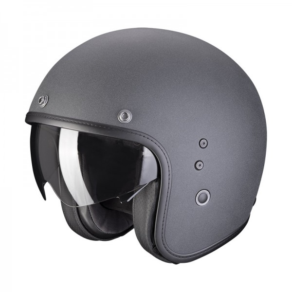 SCORPION BELFAST EVO GRAPHITE DARK GREY HELMET