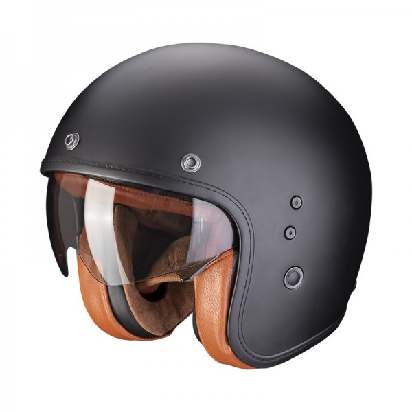 SCORPION BELFAST EVO LUXE BLACK MATT HELMET
